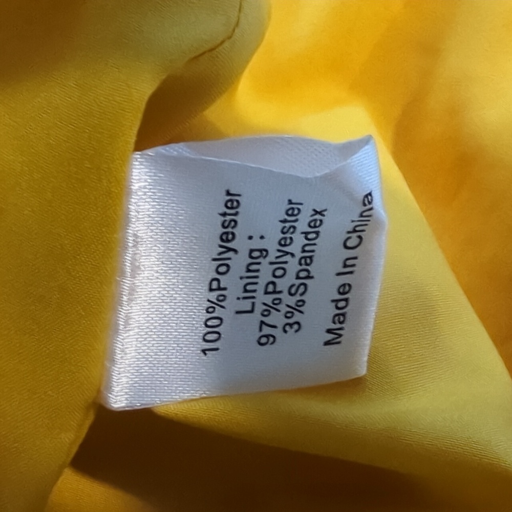 NWT Sz S Tuckernuck Yellow Bracelet Sleeve  Dress with Rhinestone Embellishments - Picture 5 of 5